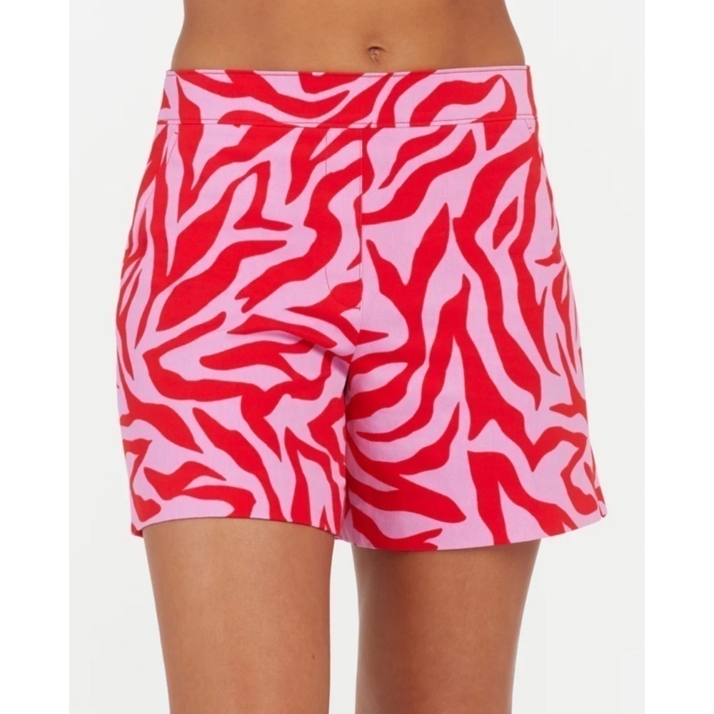NWT SPANX On-The-Go Printed Resort Vacation Plus Size Shorts, 6" Size 3X